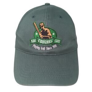 Kane Cougars Country Paying Ball Since 1991 Snapback Cap Green OS LOGOS UNLTD